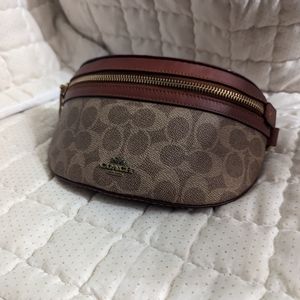 Coach Signature Belt Bag - multicolor